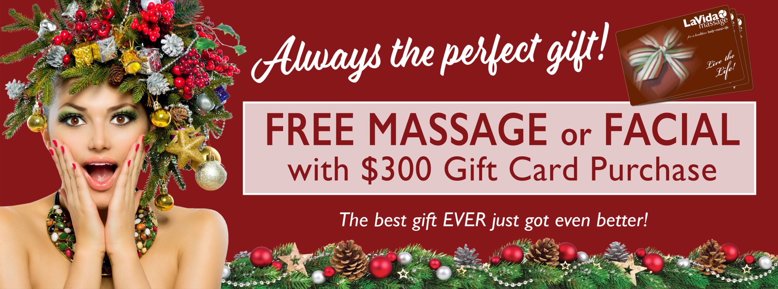 Holiday Gift, Unique Gift, 11787, LaVida Massage Skincare & Wellness, Smithtown, Salty Yoga, Lymphatic Drainage suit, Pressotherapy, Infrared, Sauna, Salt Therapy, Salt Room, Halotherapy, Chromotherapy, Radiant Heat, Dry Salt, Cryo, Cryofacial, Teen, Farmhouse Fresh, Eminence, Organic, Skin Care, Skincare, Facial, Hydrafacial, IPL, PhotoFacial, LED Therapy, Celluma, Dermaplaning, Lash Lift and Tint, Brow Tint, Membership, Benefit Savings Plan, Fat Reduction, Cellulite reduction, Coolsculpting